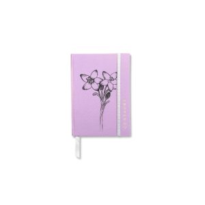 Journal bolsillo flores - Cuaderno A6 tapa dura